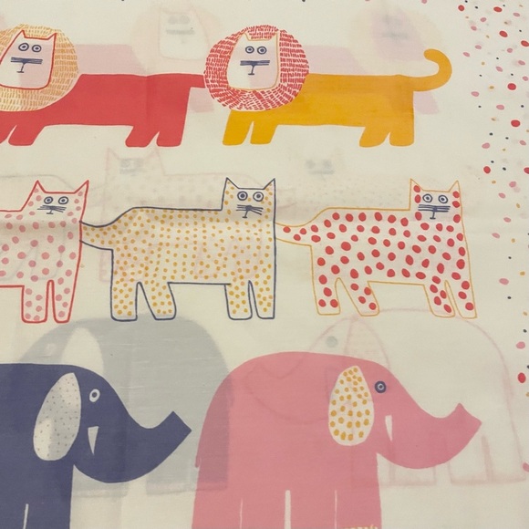 Vintage 1982 J P Stevens Utica Animals Zoo Pillowcase Lot of 2 - Picture 6 of 16